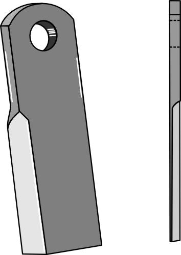 Straight blade 210x60mm