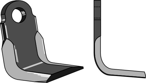 L-blade 105x50mm