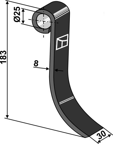 Flail 183x30mm