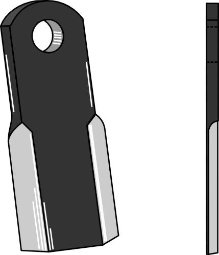 Straight blade 210x60mm