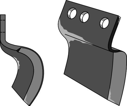 Trencher blade - right