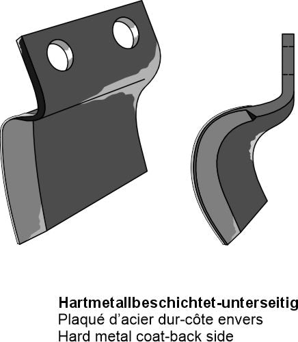 Trencher blade - left