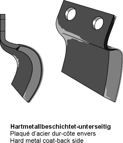 Trencher blade - right