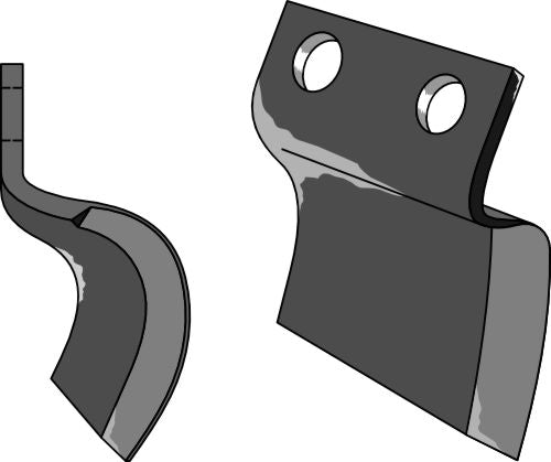 Trencher blade - right
