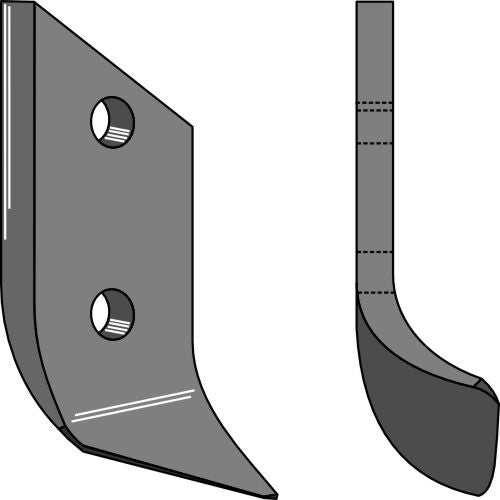 Trencher blade - right