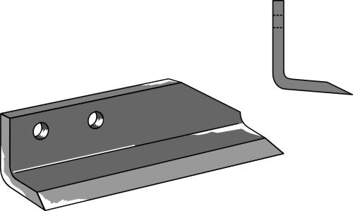Trencher blade - right model