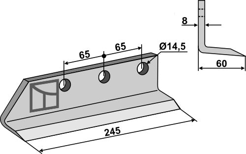Trencher blade