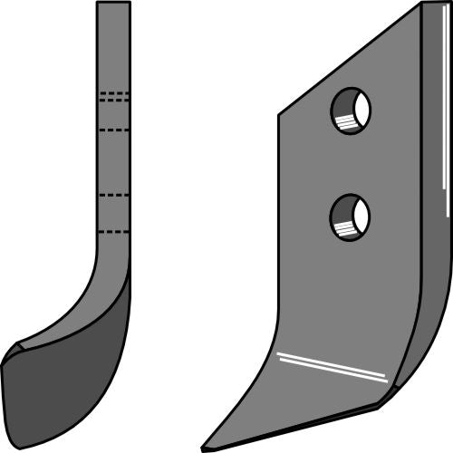 Trencher blade - left