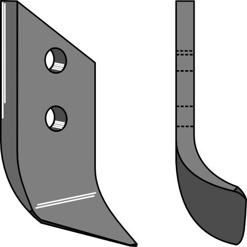 Trencher blade - right