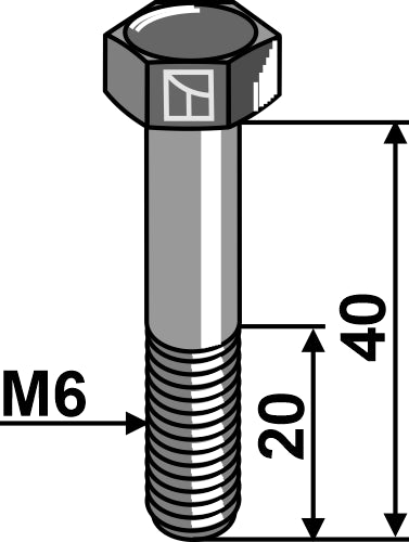 Bolt - M6X40