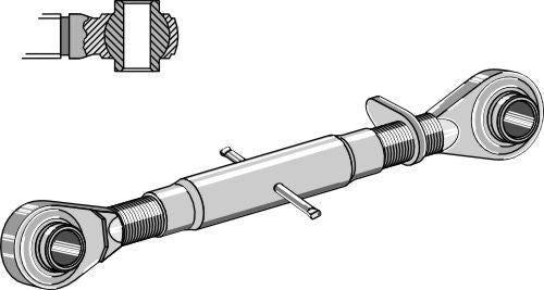 Top-links with hardened tie-rod M20x2,5
