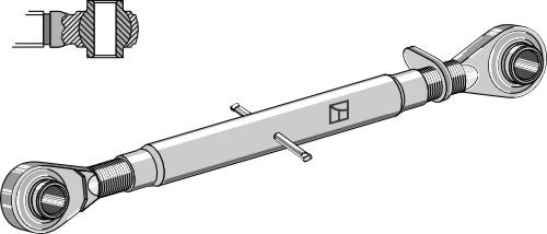 Top-links with hardened tie-rod M20x2,5