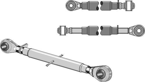 Top-links with hardened tie-rod M27x3
