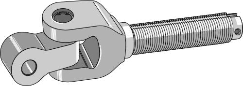 Swivelling tie-rod 1 3/4