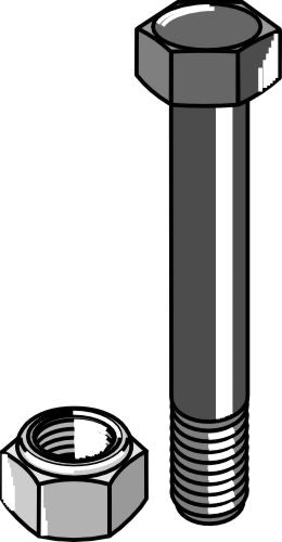 Bolt with nut