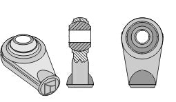 Ball joint terminals for top-links to be welded