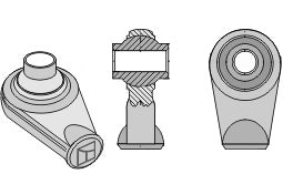 Ball joint terminals for top-links to be welded