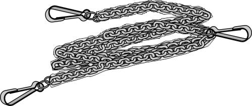 Control cable for lower link hooks Cat. III-II