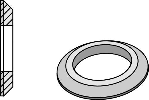 Spacer ring for lower link hooks Cat. III