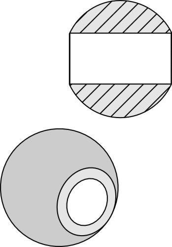 Ball for lower links hooks - Cat. II-I