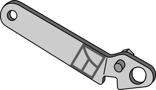 Left side-mounting lever
