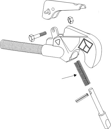 Spring for top hooks, new model