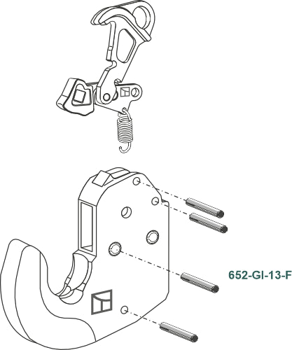 Clamping pin 4 pcs