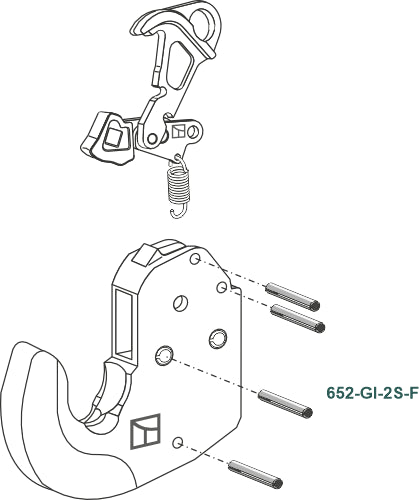Clamping pin 4 pcs
