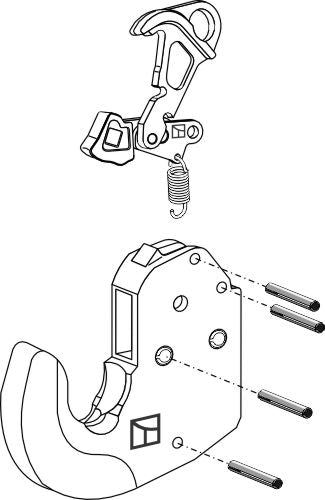 Clamping pin 4 pcs