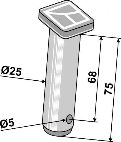 Pin Ø25