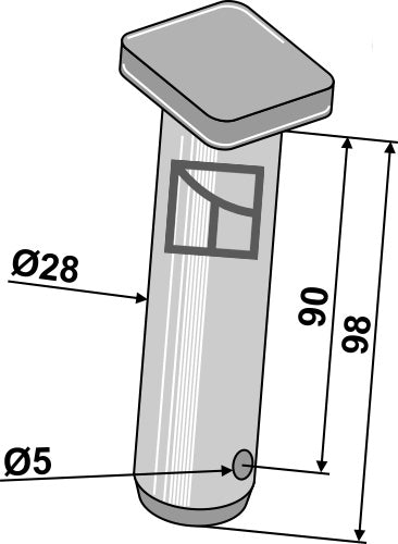 Pin Ø28
