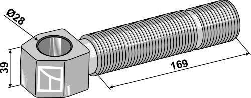 Articulated spindle Ø28