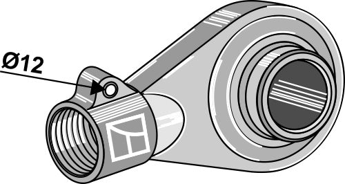 Tie-rod with fixing lever seat