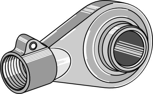 Tie-rod with fixing lever seat