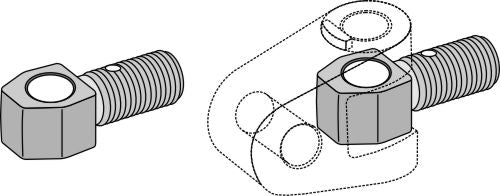 Articulated spindle - M36x3