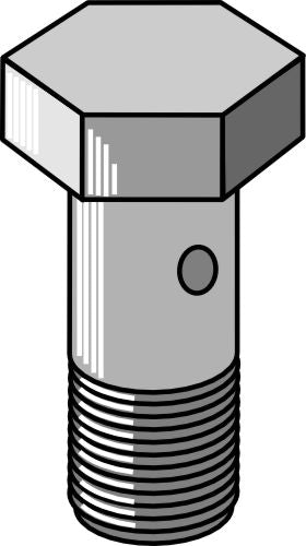Bolt for pipe connection