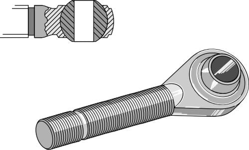Tie-rod right - M36x4 Cat. III