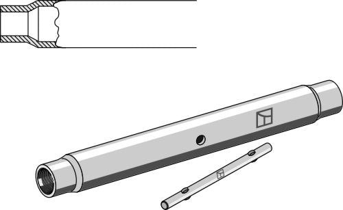 Tube M30x3