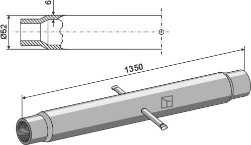 Tube M36x3