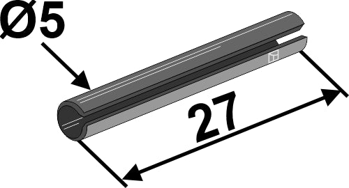Clamping pin - Ø5x27