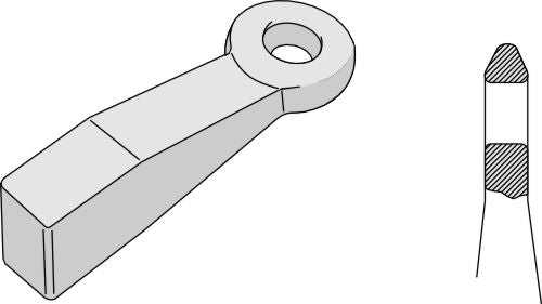 Trailer coupling ring ( MOT (Germany) - checked with mark of conformity M 2941 )
