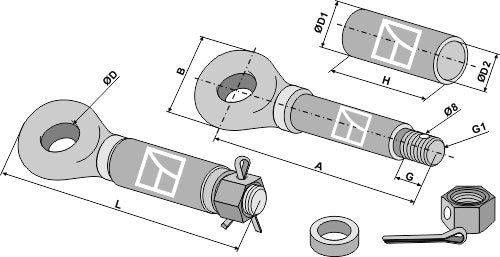 Trailer coupling ring ( MOT (Germany - checked )