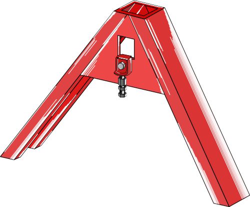 Implement-side triangle for Cat. I, Cat. II and Cat. lll