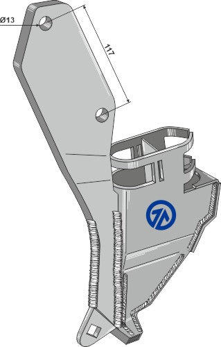 Holder - left model