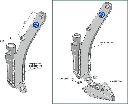 Adapter for seed opener