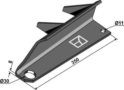 Disperser wing - left