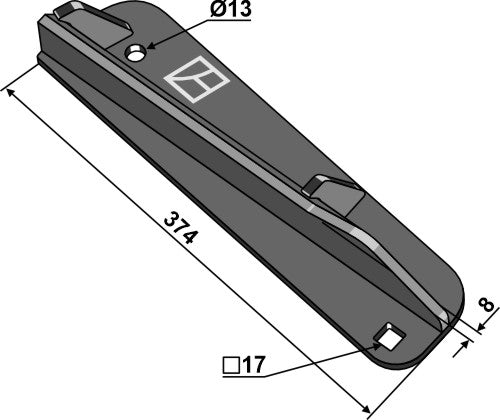Disperser wing - right
