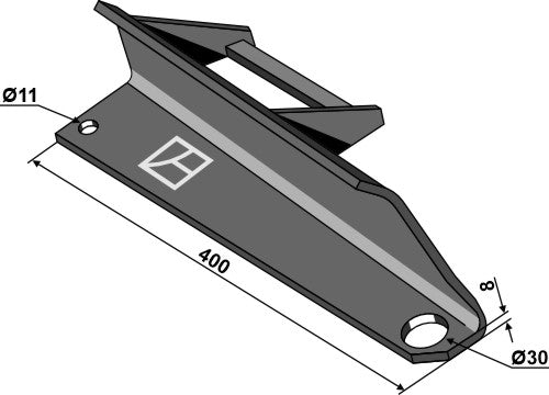 Disperser wing reinforced - right