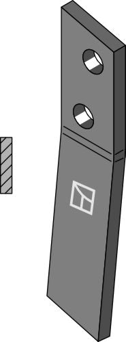 Bolt-on tine - right
