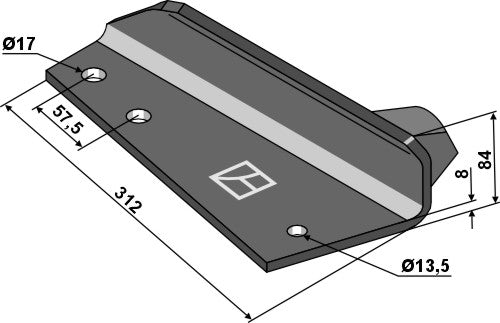 Disperser wing - left